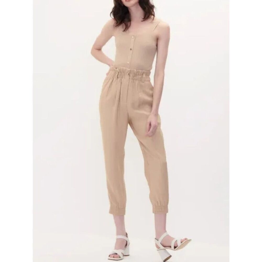 NWOT JULIO Pantalón Jogger Paper Bag Arena in Size 12
